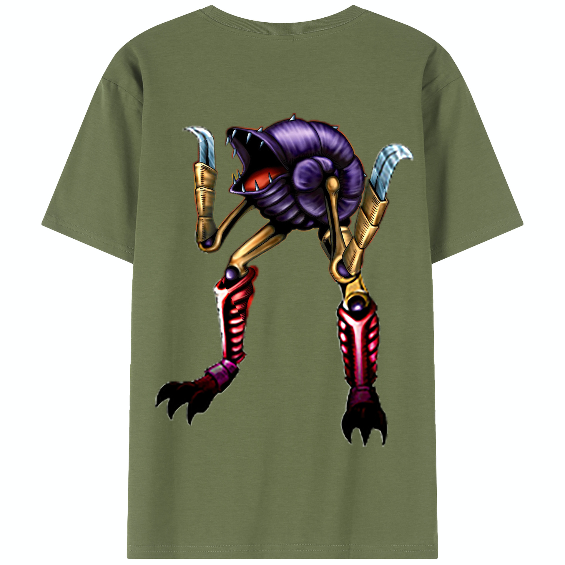 （画像用） 遊☆戯☆王 Yu-Gi-Oh! 綿100％半袖Tシャツ（背面プリント）